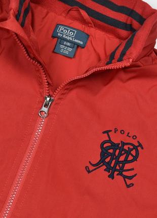 Polo ralph lauren 8 лет комплект ветровка куртка с капюшоном футболка поло тенниска5 фото