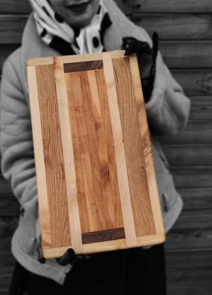 Доска для подачи деревянная кухонная доска поднос доска для закусок3 фото