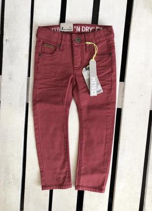 Брендові джинси дитячи для хлопчика tumble’n dry португалія) бордові 104(3-4 роки)