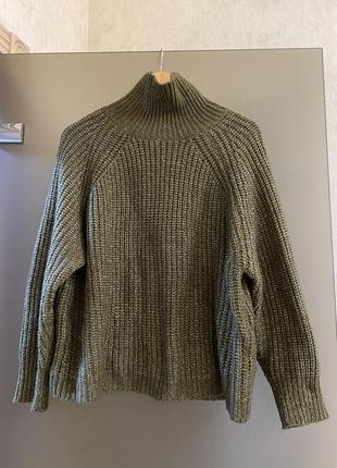 Светр pull&bear/жіночий светр/ светр зелений/ кофта жіноча