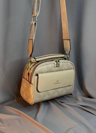Эко-шик: женская мини сумочка на ремне4 фото
