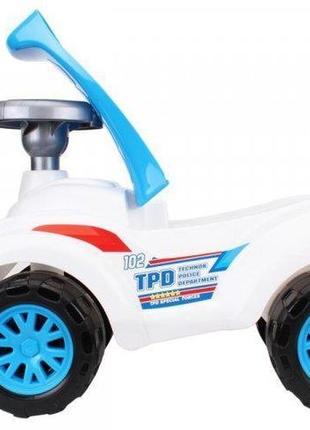 Полицейская машина каталка толокар технок technok toys police белая 74333 фото