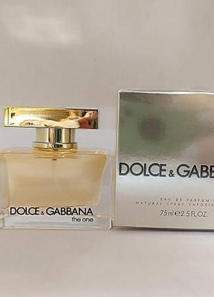 Парфумована вода dolce gabbana the one 75 мл1 фото