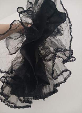 Міні юбка готична чорна3 фото