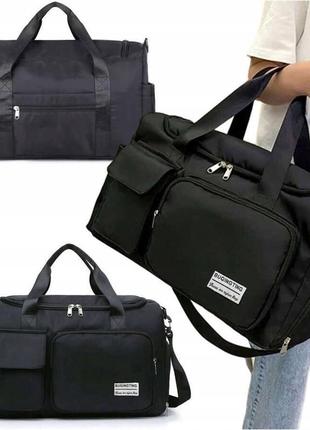 Дорожная спортивная сумка, сумка для багажа сіра6 фото