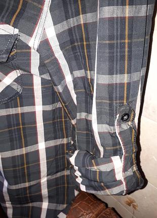 Рубашка в клетку bershka 4
