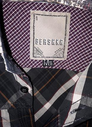 Рубашка в клетку bershka 5