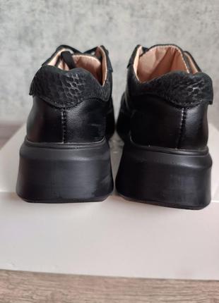 Женские кожаные туфли ботинки кеды5 фото