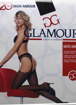 Панчохи glamour „mon amour 20 den“ nero1 фото