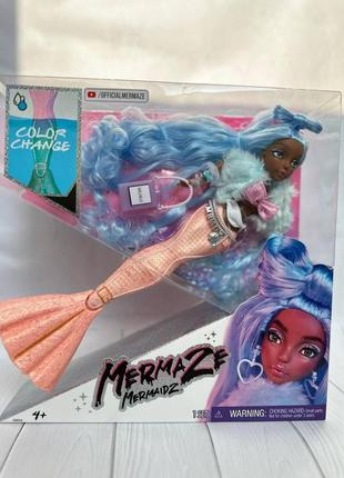 Кукла-русалка шеллнель mermaze mermaidz color change shellnelle mermaid fashion doll