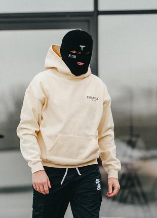 Худі essentials fear of god бежеве чоловіче / жіноче9 фото