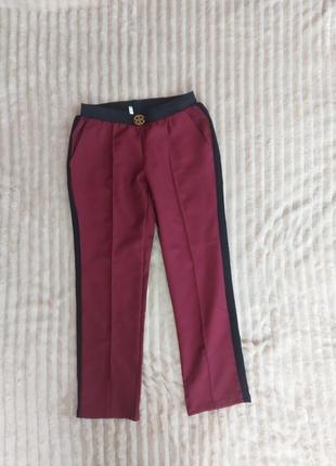 Брючные брюки, тонкие.