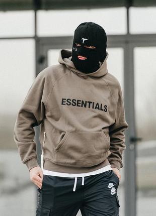 Худі essentials fear of god сіре чоловіче / жіноче