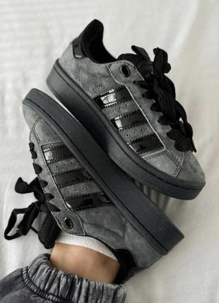 Оригинал кроссовки кеди adidas original campus 00s carbon black1 фото