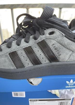 Оригинал кроссовки кеди adidas original campus 00s carbon black9 фото