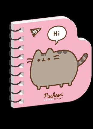 Блокнот yes 100x100/30 спираль "pusheen", точки