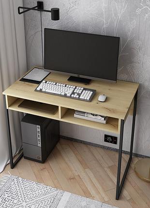 Стол письменный doros барт дуб эвок с полкой 100х55х78.1 (41510114)