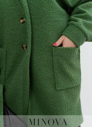 Модный кардиган шерсть-букле-барашек, больших размеров от 50 до 724 фото
