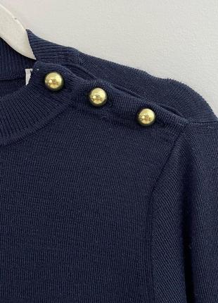 Sandro paris мериносовый свитер с шелком