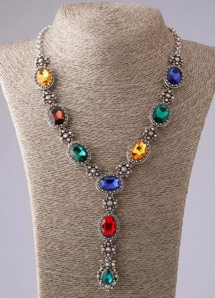 Кольє з кристалами