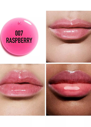 Олія для губ dior lip glow oil - 007 raspberry2 фото