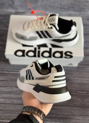 Кросівки чоловічі, adidas running white3 фото