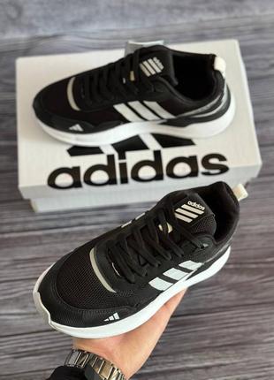 Кросівки чоловічі, adidas running black2 фото