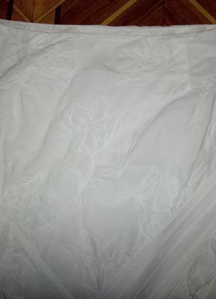 Хлопковая летняя юбка с вышивкой next р.12/402 фото
