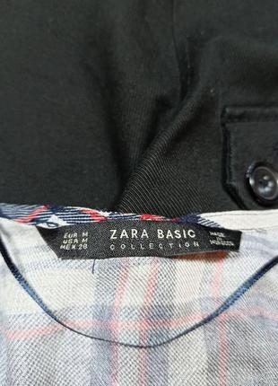 Сорочка в клітку з намистинками zara4 фото