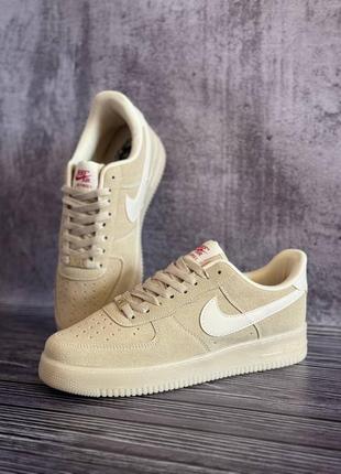 Кросівки чоловічі, nike air force beige