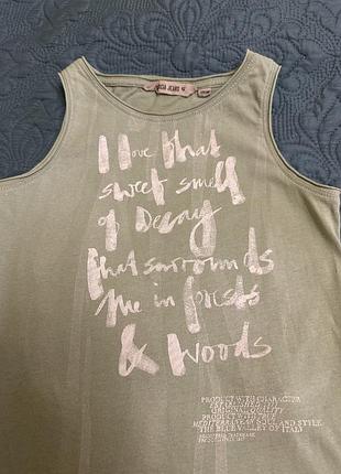 Майка оливкового кольору garcia jeans