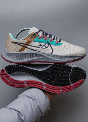 Чоловічі кросівки бежеві nike zoom pegasus 384 фото