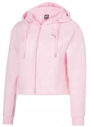 Продам теплую худи puma velvet crop block hoodie, оригинал