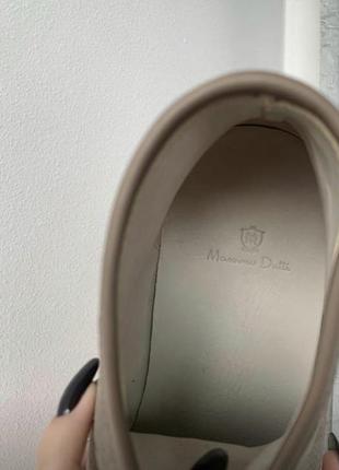 Massimo dutti черевики ботинки 40 шкіра беж8 фото