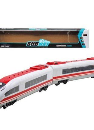 Поезд на радиоуправлении "subway", красный