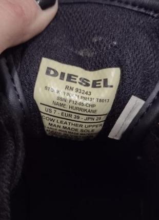 Кеды diesel 39,5-40 размер кожа4 фото