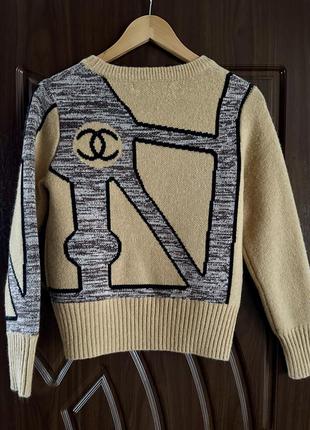 Теплый брендовый свитер кофта chanel3 фото
