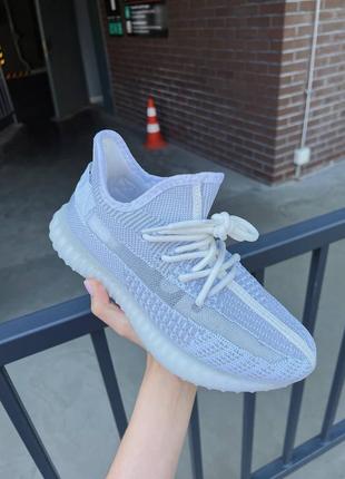 Жіночі текстильні кросівки adidas yeezy 350 static адідас ізі буст 350