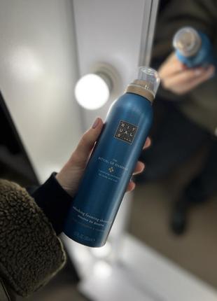 Натуральний гель-піна для душу rituals для всіх типів шкіри the ritual hammam foaming shower gel 200 мл, ритуал