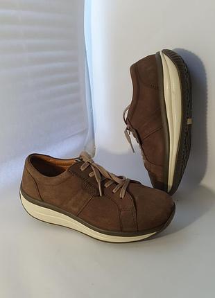 Жіночі шкіряні ортопедичні кросівки joya paris oxford cinnamon ortholite