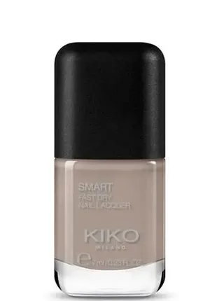 Лак для нігтів kiko milano smart fast dry nail lacquer 05 taupe 7 мл