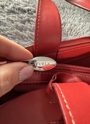 Сумка натуральна шкіра furla. оригінал4 фото