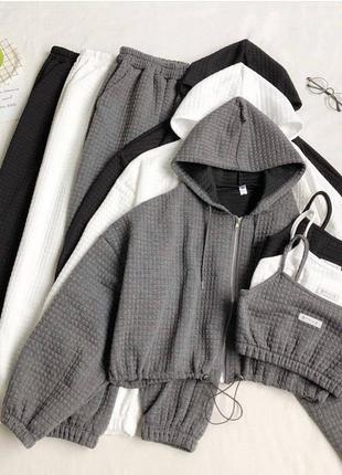 Костюм тройка спортивный женский