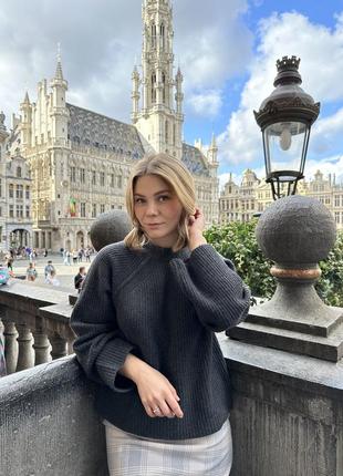 Вовняний светр з кашеміром італійського виробництва oscar et louise