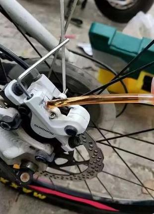 Вело набір для прокачування гідравлічних гальм ezmtb mini ver (for shimano disc brake)3 фото