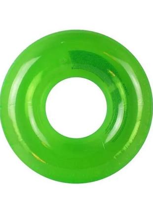 Дитячий надувний круг 59260 прозорий  (зелений)