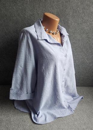 Натуральная блуза 52-54 размера2 фото