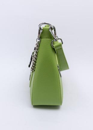 Жіноча сумка зелена alex&mia женская сумочка сумка3 фото