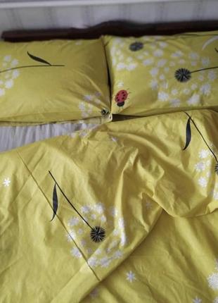 Двухспальный комплект постельного белья из бязи голд1 фото