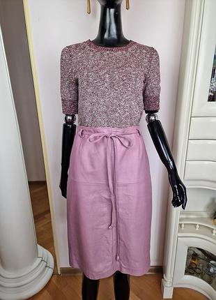 Кожаная юбка, натуральная кожа